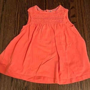 Mini Boden orangish red color swing tank top. Size 5-6.